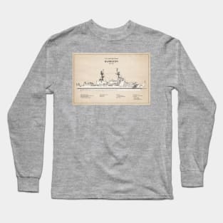 Hamilton whec-715 United States Coast Guard Cutter - SBD Long Sleeve T-Shirt